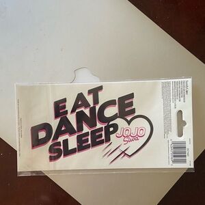 Jojo Siwa decal eat dance sleep